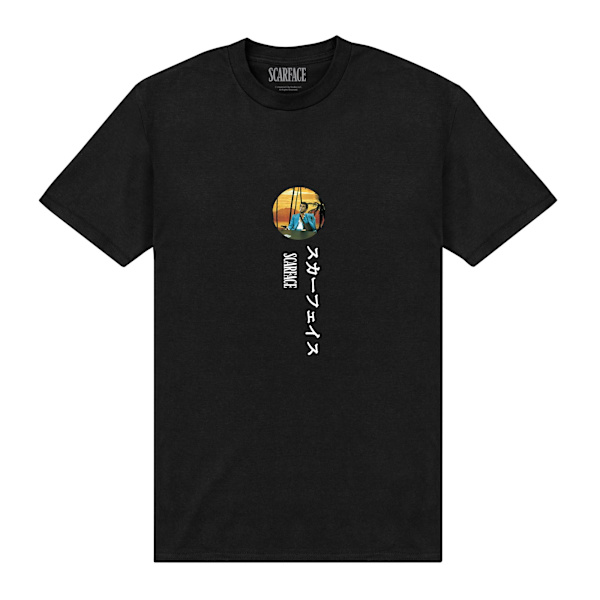 Scarface Unisex Vuxen Cirkel T-Shirt XXL Svart Black XXL