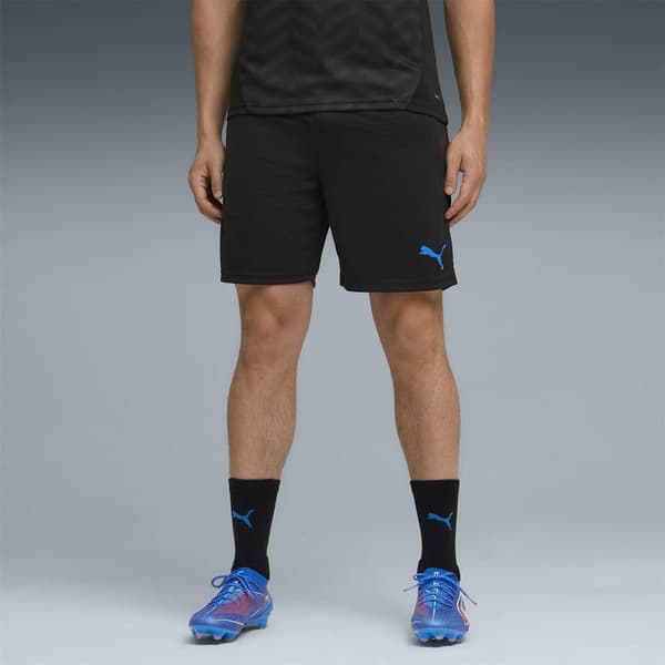 Puma Herr Cup Logo Shorts M Svart/Blå Black/Blue M