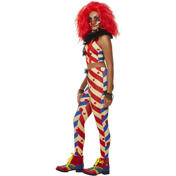 Smiffys Dam/Dam Creepy Clown Kostymset XL Flerfärgad Multicoloured XL