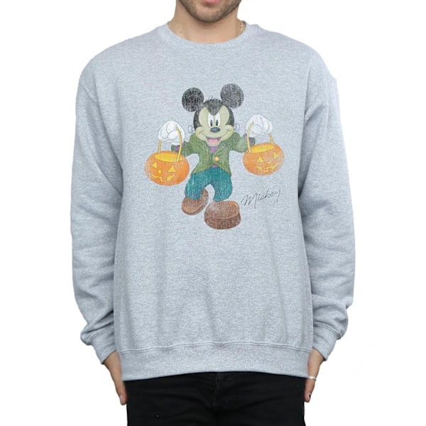 Disney Herr Frankenstein Mickey Mouse Sweatshirt L Sports Grey Sports Grey L