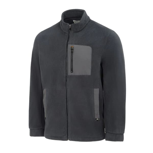 SoulCal Fleecejacka i polyester för män S Grå Grey S