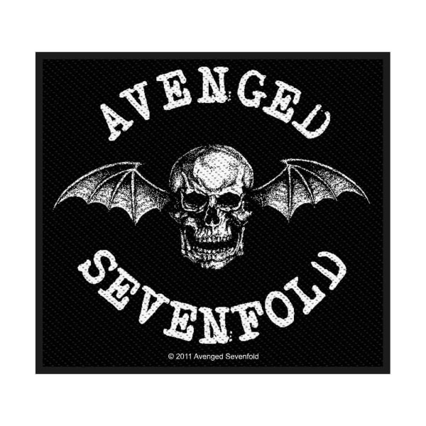 Avenged Sevenfold Death Bat Patch One Size Svart Black One Size