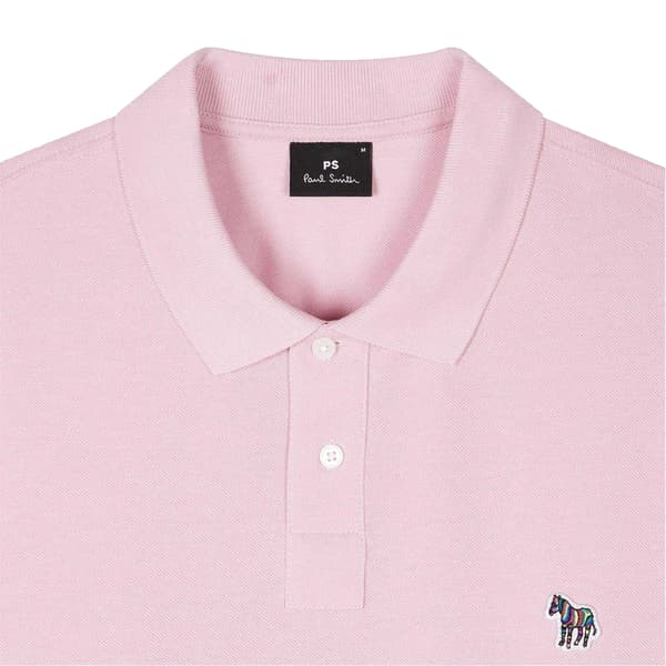 Paul Smith Herr Zebra Regular Pikétröja M Rosa Pink M