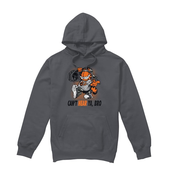 Garfield Herr Oh Snap Hoodie XL Kolgrå Charcoal XL