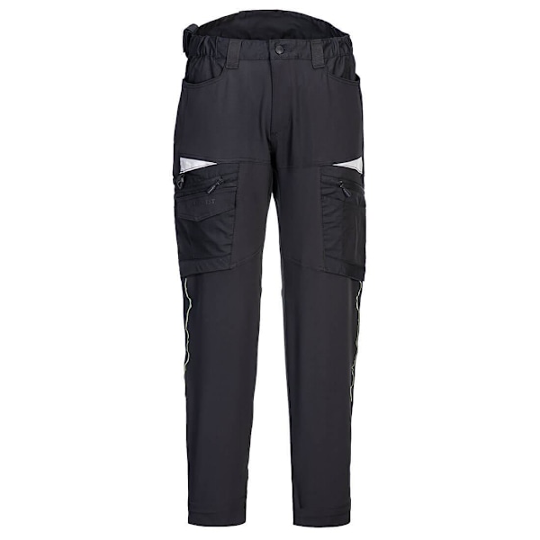 Portwest Herr DX4 Arbetsbyxor 40R Svart Black 40R