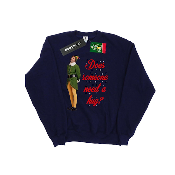 Elf Herr Hug Buddy Sweatshirt M Marinblå Navy Blue M