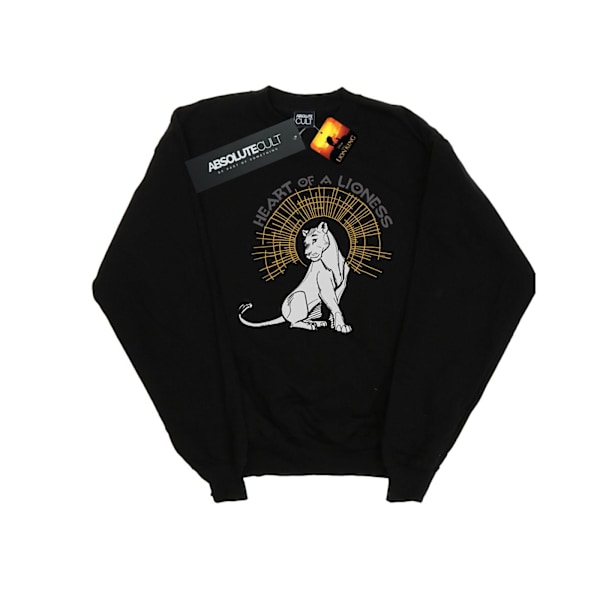 Disney Dam/Kvinnor Lejonkungen Film Hjärta Av En Lejoninna Sweatshirt Black M