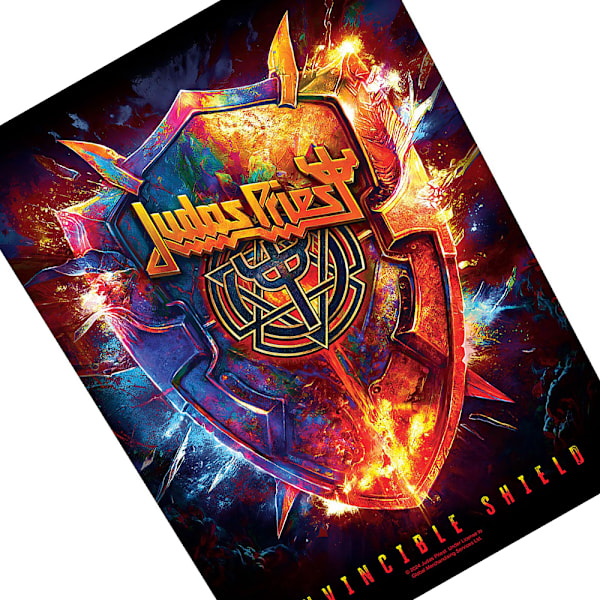 Judas Priest Invincible Shield Patch One Size Flerfärgad Multicoloured One Size