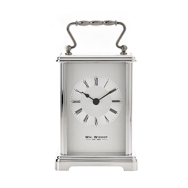 Wm Widdop Silverfärgad Vagnklocka One Size Silver Silver One Size