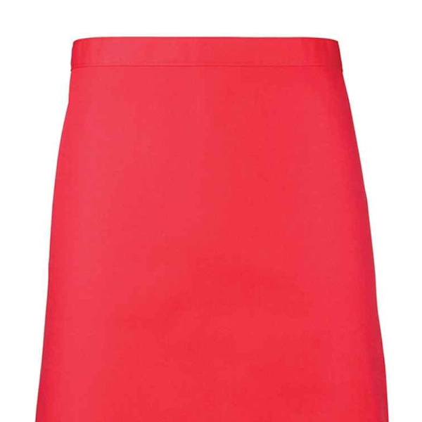 Premier Colours Mid Length Förkläde One Size Strawberry Red Strawberry Red One Size