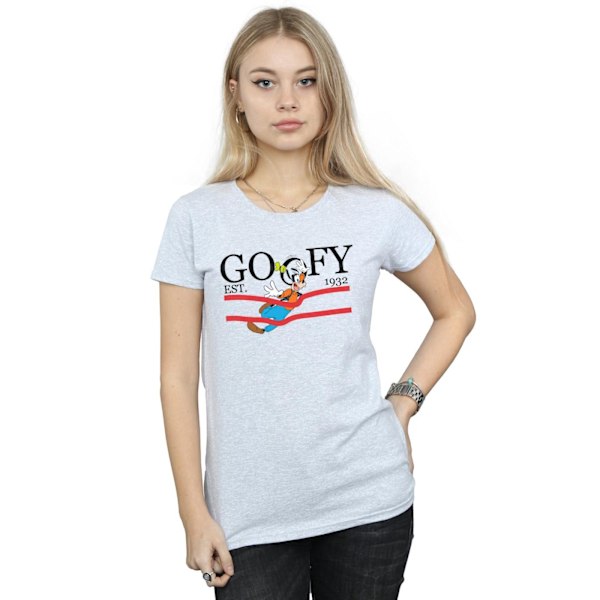 Disney Dam/Kvinnor Goofy By Nature Bomull T-shirt S Sports Grå Sports Grey S