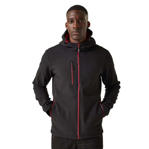 Regatta Professional Herr 2-lagers Softshelljacka S Svart/Cla Black/Classic Red S