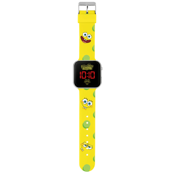 Svampbob Fyrkant för barn/barn LED digital watch One Size Yellow/Green/Black One Size