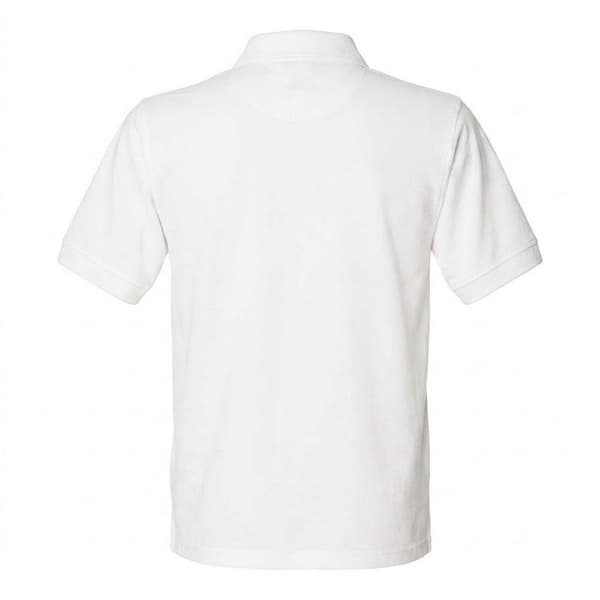 Henbury Herr Polycotton Tung Polotröja S Vit White S