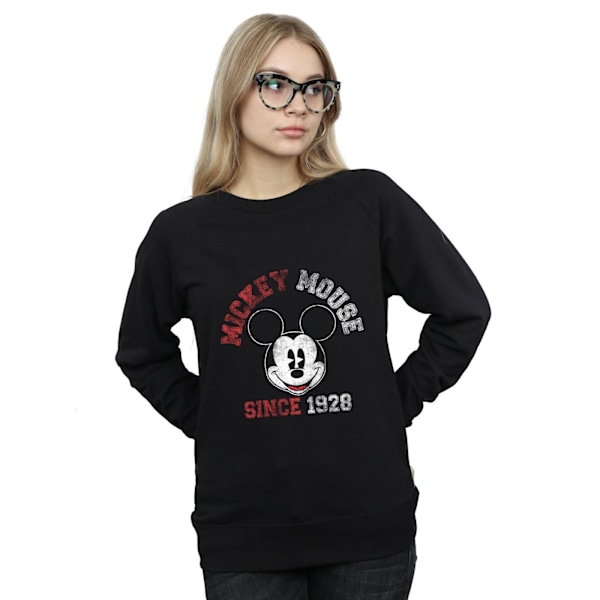 Disney Womens/Ladies Minnie Mouse Sedan 1928 Sweatshirt XXL Bla Black XXL