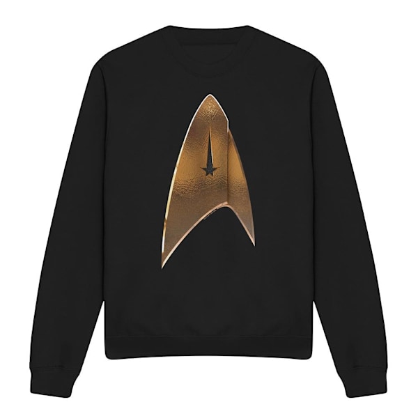 Star Trek: Discovery Unisex Vuxen Command Shield Sweatshirt S B Black S