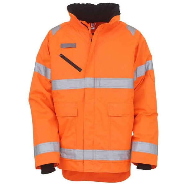 Yoko Unisex Adult Fontaine Safety Storm Jacket S Orange Orange S