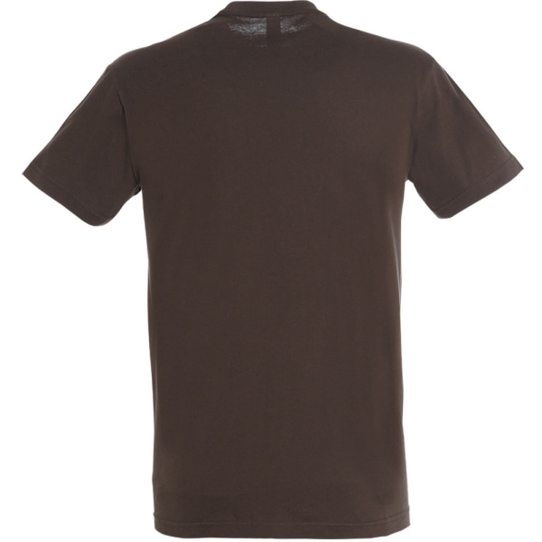 SOLS Regent kortärmad t-shirt för män L Choklad Chocolate L