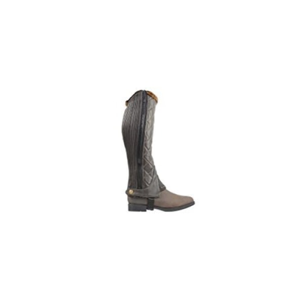 HyLAND Adults Vinter Quilted Half Chaps L Brun Brown L