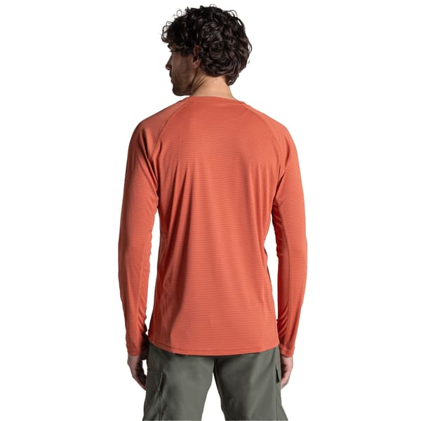 Craghoppers Herr SolarShield+ Nosilife Långärmad T-shirt M D Dark Sahara M