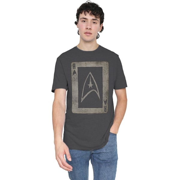 Star Trek Unisex Vuxen The Original Series Ace T-Shirt M Gråmelerad Charcoal M