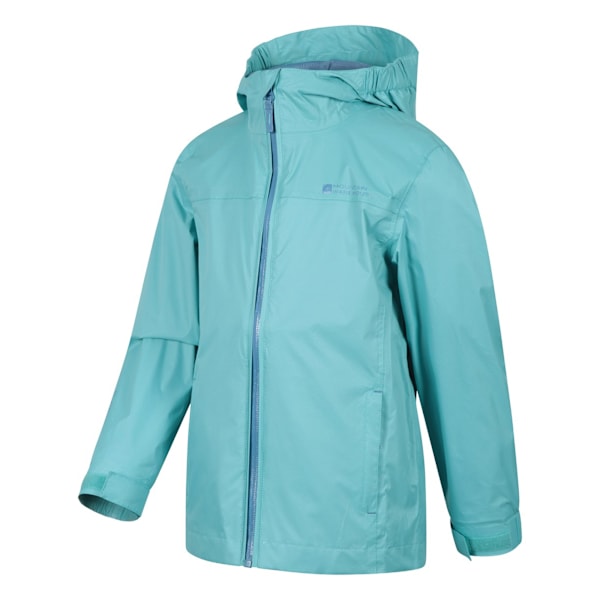 Mountain Warehouse Barn/Barn Torrent Vattentät med Tejpade Sömmar Teal 7-8 Years
