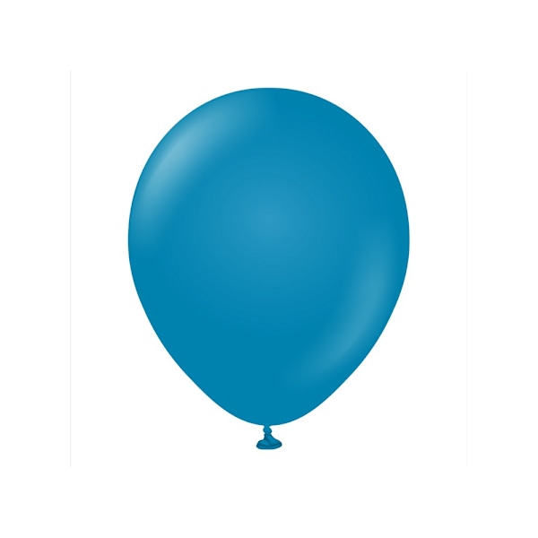 Kalisan Latex Retro Ballonger (Förpackning om 100) One Size Deep Blue Deep Blue One Size