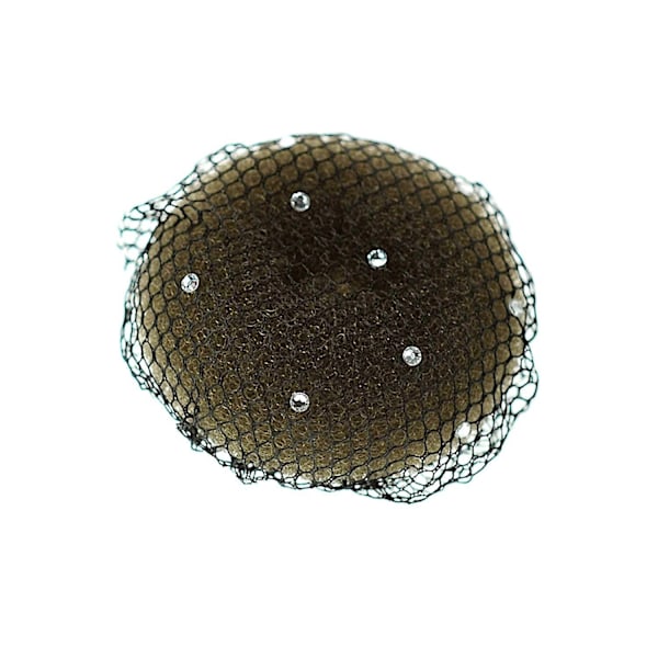ShowQuest Bun Net med Swarovski-kristaller (5-pack) One Size Black One Size