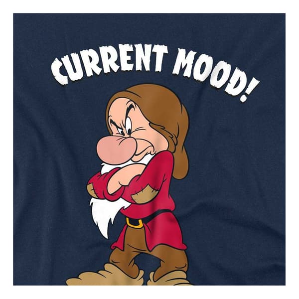 Snövit och de sju dvärgarna Barn/Kids Current Mood Grumpy Navy 7-8 Years