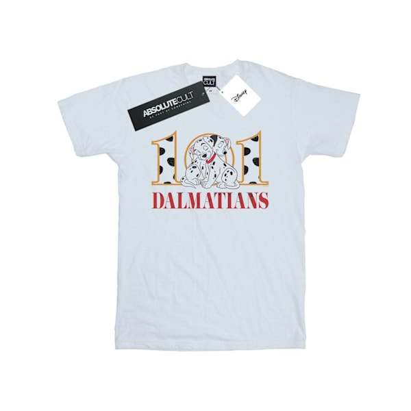Disney Girls 101 Dalmatians Puppy Hug Bomull T-shirt 12-13 År White 12-13 Years