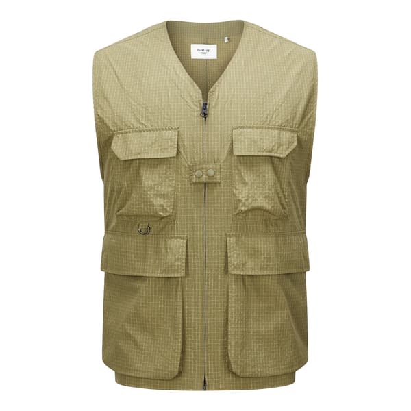 Firetrap Herr 3 i 1 Ripstop Konvertibel Skjorta S Canvas Canvas S