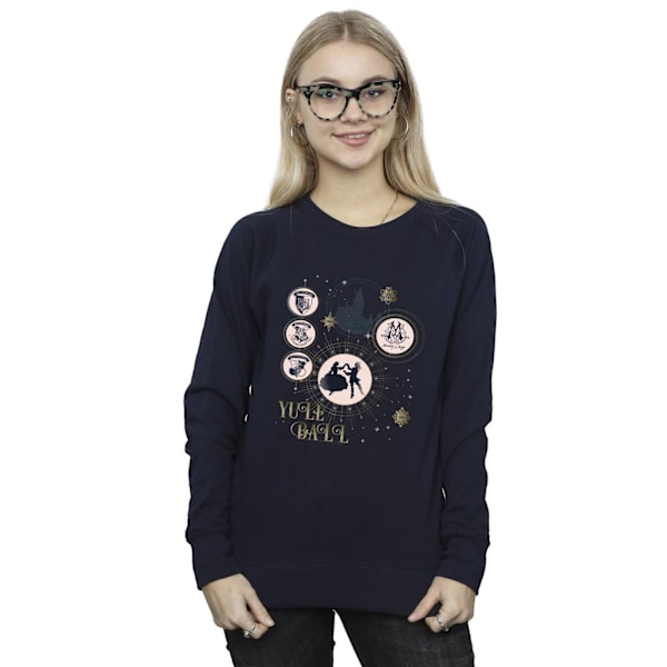 Harry Potter Dam/Kvinnor Yule Ball Sweatshirt XL Marinblå Navy Blue XL