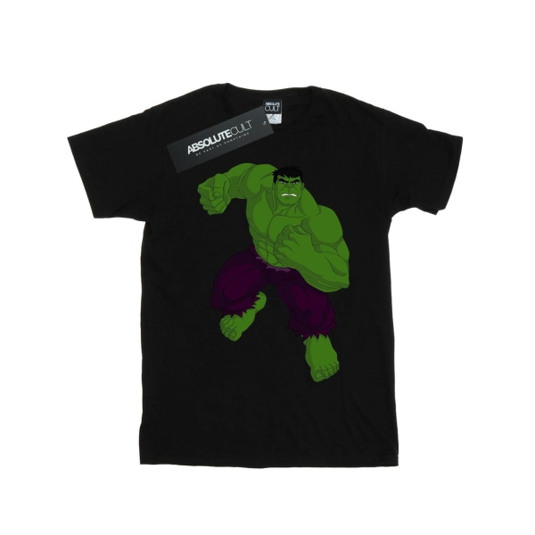 Marvel Mens Hulk Pose T-shirt M Svart Black M