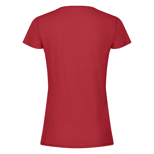 Fruit of the Loom Dam/Kvinnor T-Shirt S Röd Red S