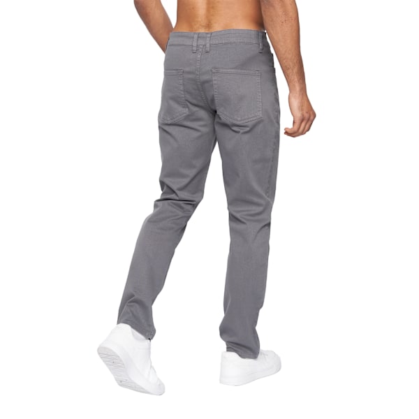 Duck and Cover Herr Franztown Slim Chinos 34R Mörkgrå Dark Grey 34R
