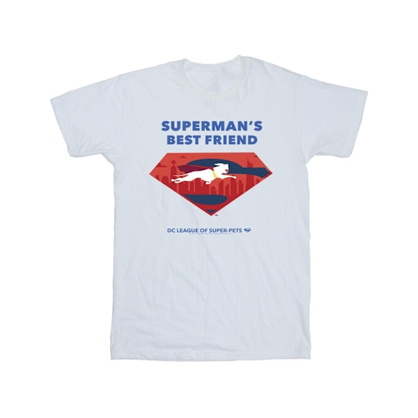 DC Comics Boys DC Comics DC League Of Super-Pets Supermans bästa vän T-shirt 9-11 år Vit White 9-11 Years