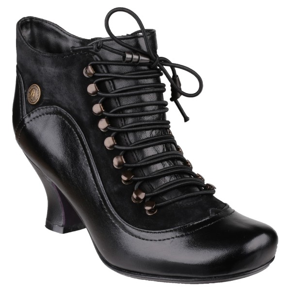 Hush Puppies Dam/Dam Vivianna Lace Up Boots 5 UK Black Black 5 UK