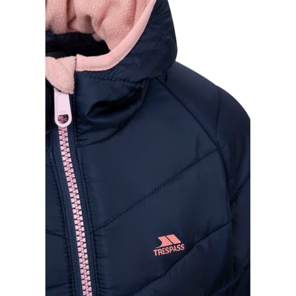 Trespass Valard Quiltad Jacka för Barn/Ungdomar 2-3 År Marinblå Navy 2-3 Years