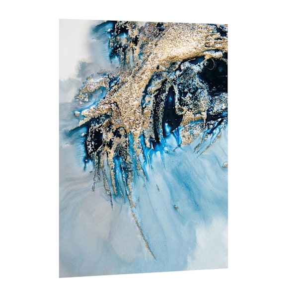 Petra Meikle De Vlas Earthly Motions Poster 80cm x 60cm Blå/Guld Blue/Gold 80cm x 60cm