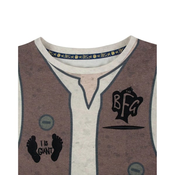The BFG Boys I Is Giant Pyjamas Set 9-10 År Brun/Grå Brown/Grey 9-10 Years