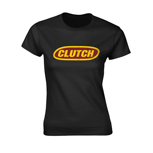Clutch Womens/Ladies Classic Logo T-Shirt XXL Svart Black XXL