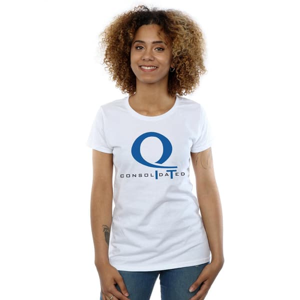 DC Comics Dam/Dam Arrow Queen Consolidated Logotyp Bomulls T-shirt White S