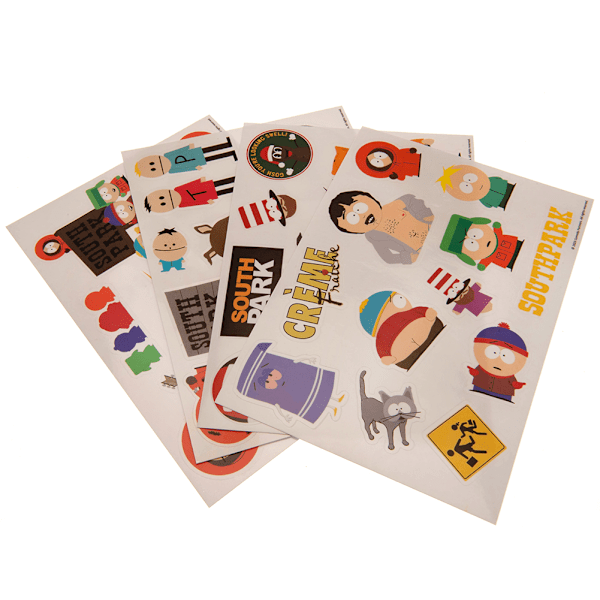 South Park Tech Stickers En Storlek Flerfärgad Multicoloured One Size