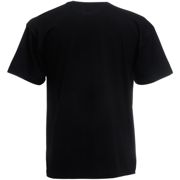 Kortärmad Casual T-shirt för män Stor Jet Black Jet Black Large