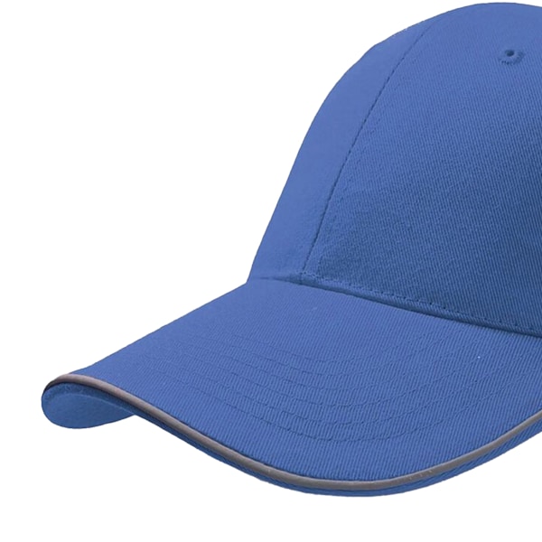 Atlantis Reflect 6 Panel Reflekterande Piping Baseball Cap One Size Royal One Size