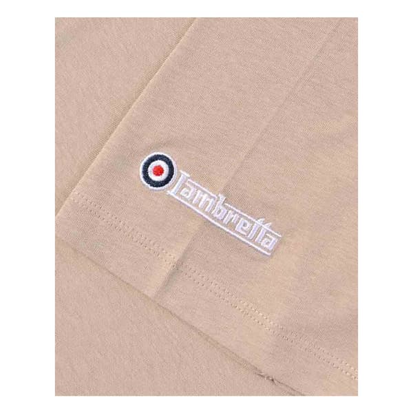 Lambretta Herr Target T-shirt S Stone Stone S