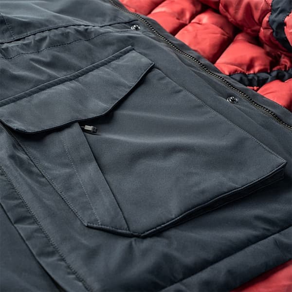 Hi-Tec Herr Lassero Vinterjacka L Sky Captain/Merlot Sky Captain/Merlot L