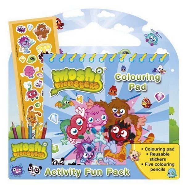 Moshi Monsters Karaktärsaktivitetskit En Storlek Flerfärgad Multicoloured One Size