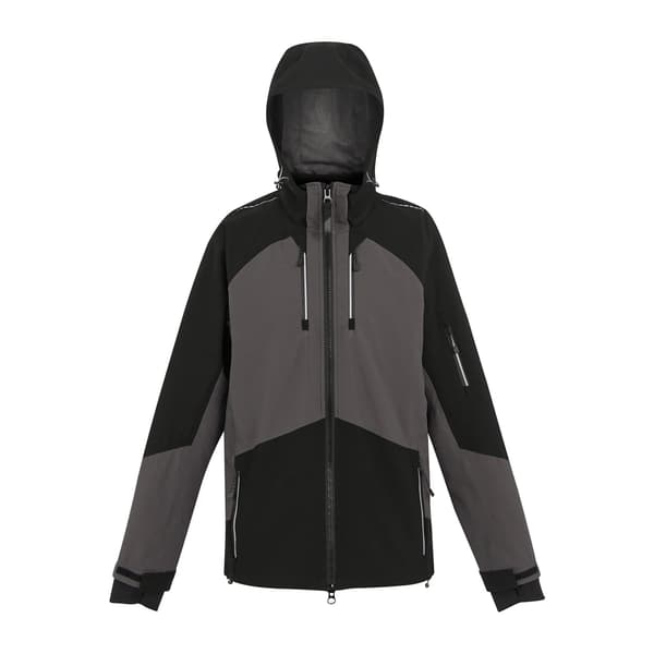 Regatta Professional Herr 4-vägs stretch vattentät softshelljacka Slate Grey/Black L