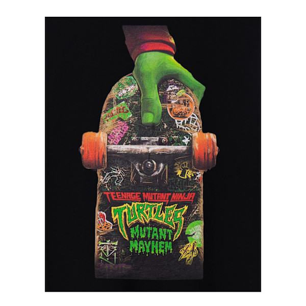 Teenage Mutant Ninja Turtles: Mutant Mayhem Mens Skateboard T-Shirt Black 3XL